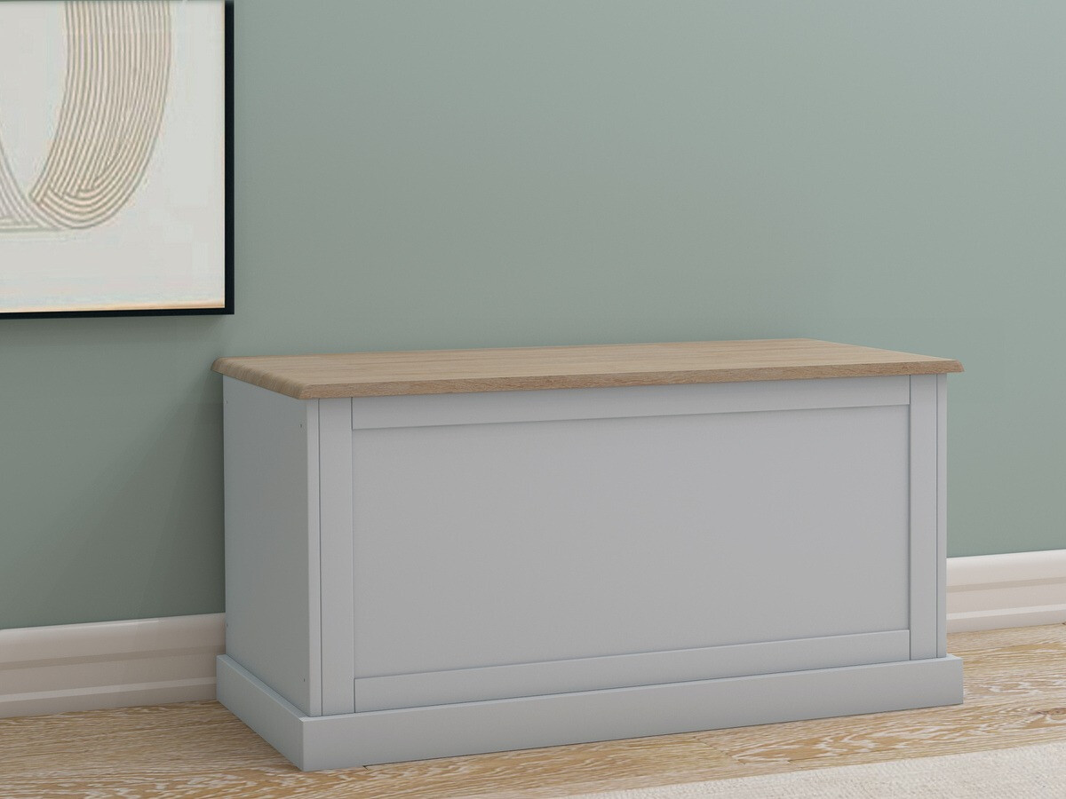 Kutija za pohranu Lirveri 104 (Siva + Svijetli hrast)