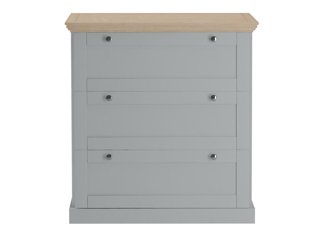 Komoda Lirveri 110 (Siva + Svijetli hrast)