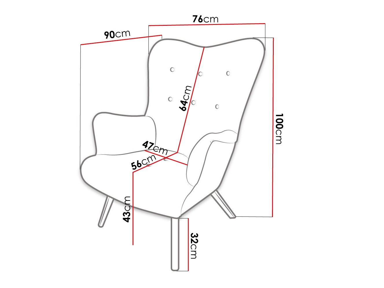 Fotelja Clovis 106 (Baloo 2072)