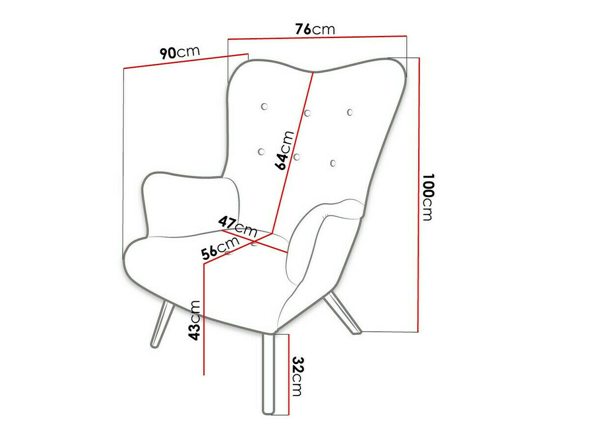 Fotelja Clovis 106 (Baloo 2085)