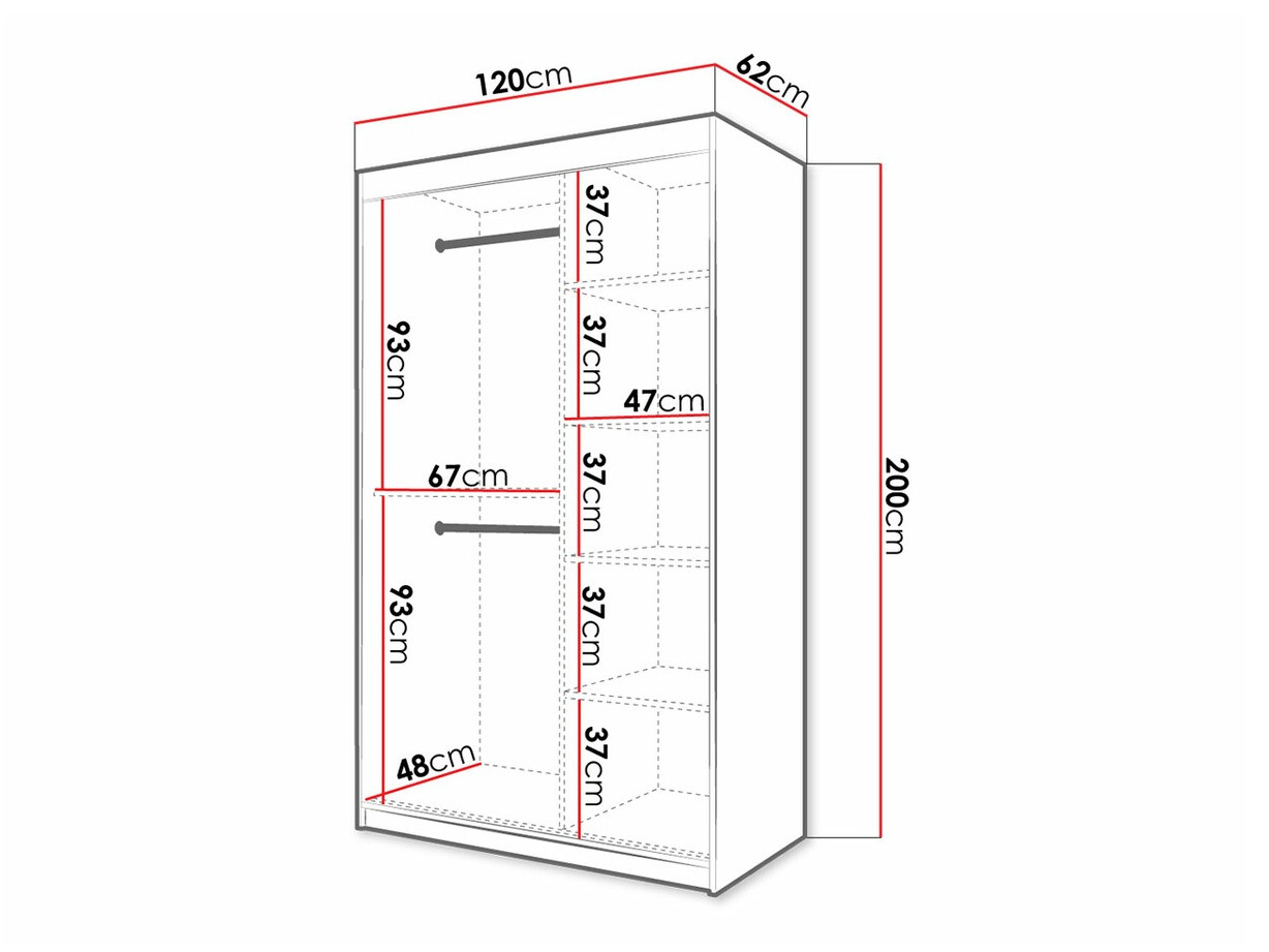Ormar Hartford 309 (Artisan hrast + Crna)