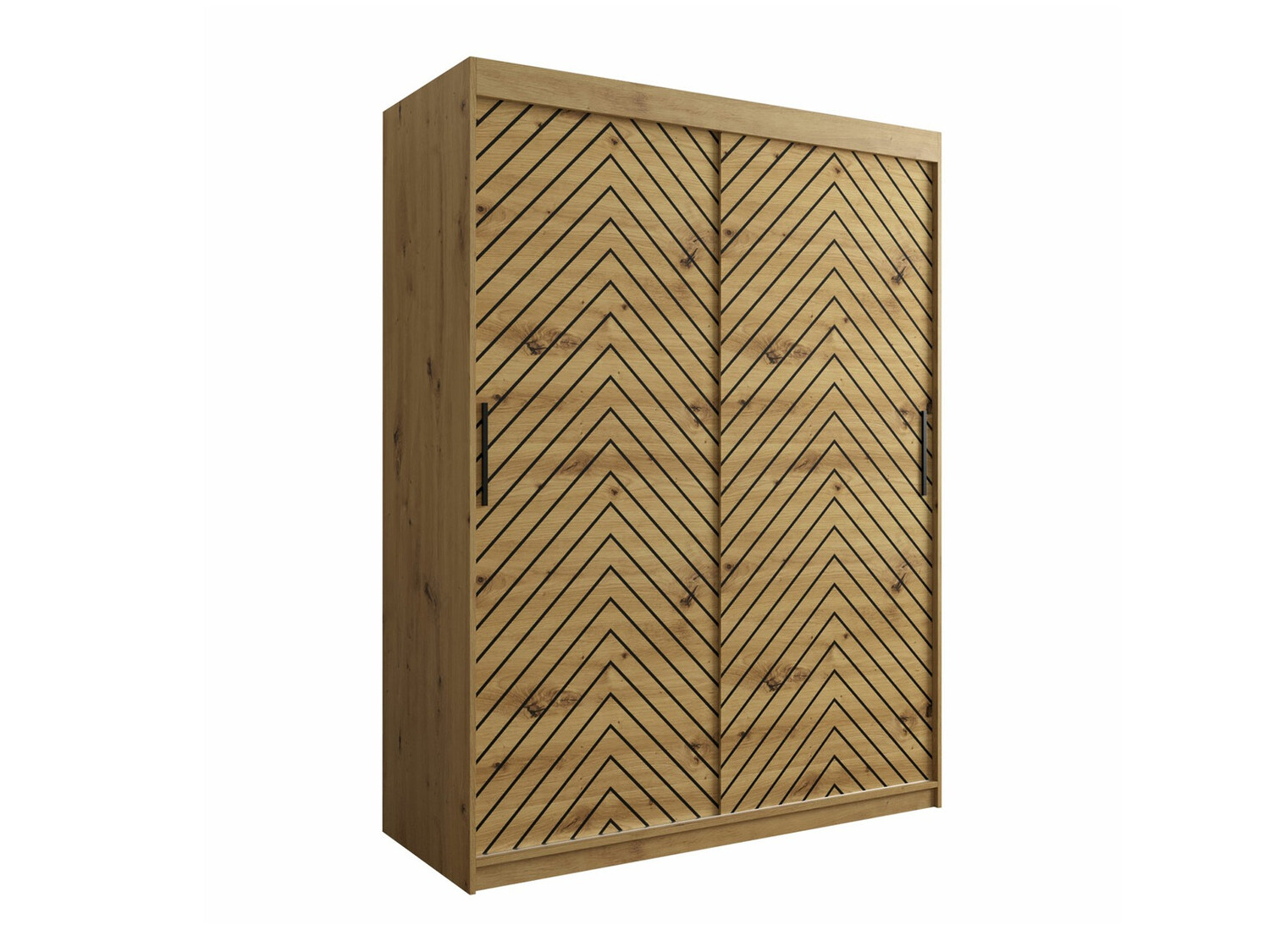 Ormar Hartford 310 (Artisan hrast + Crna)