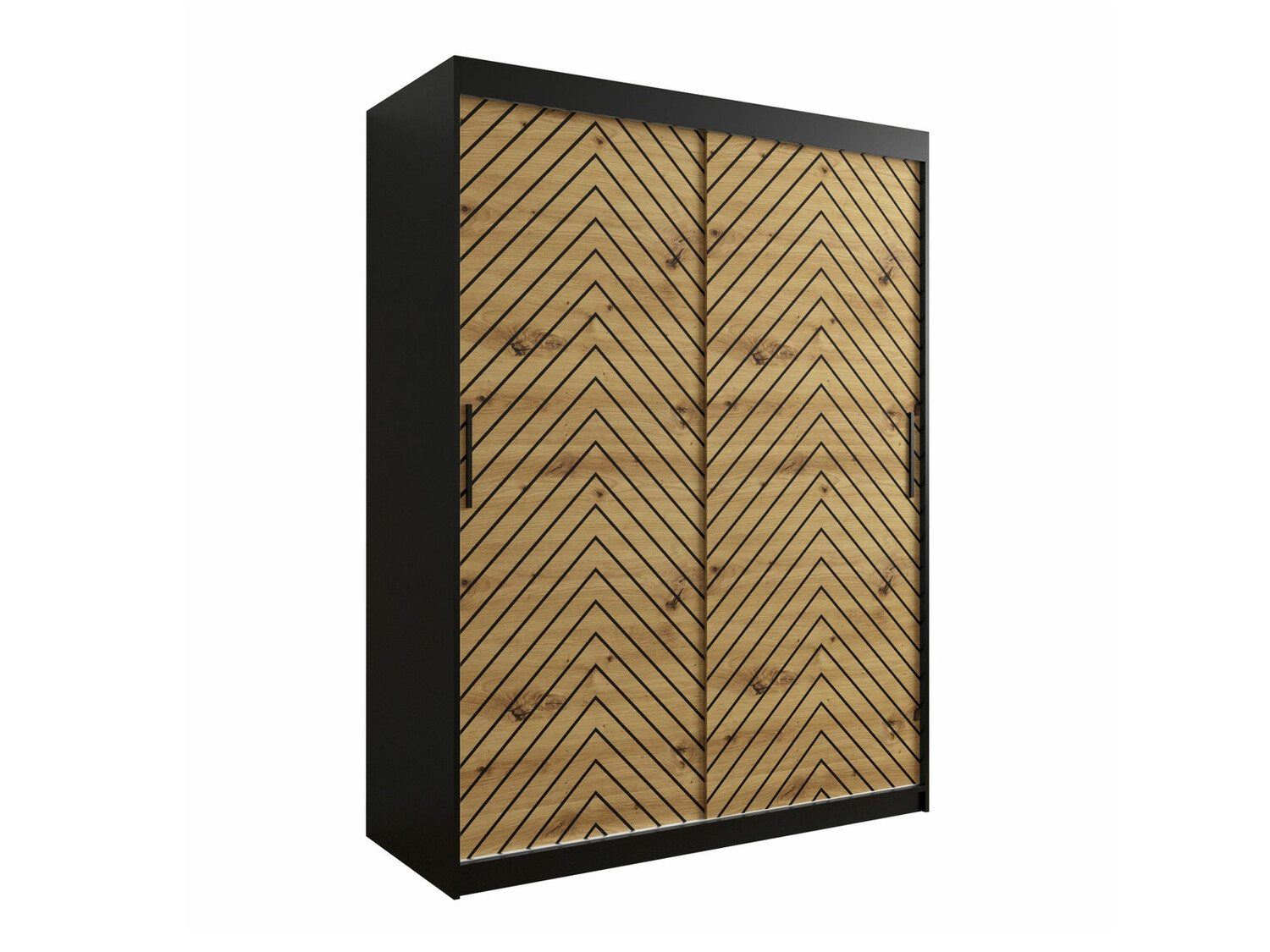 Ormar Hartford 310 (Crna + Artisan hrast)