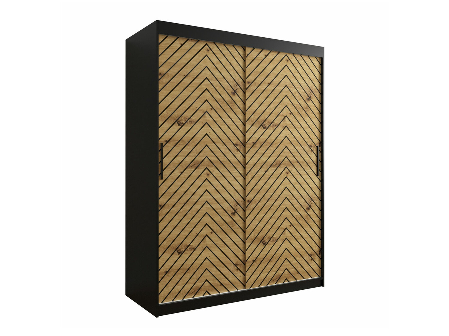 Ormar Hartford 310 (Crna + Artisan hrast)