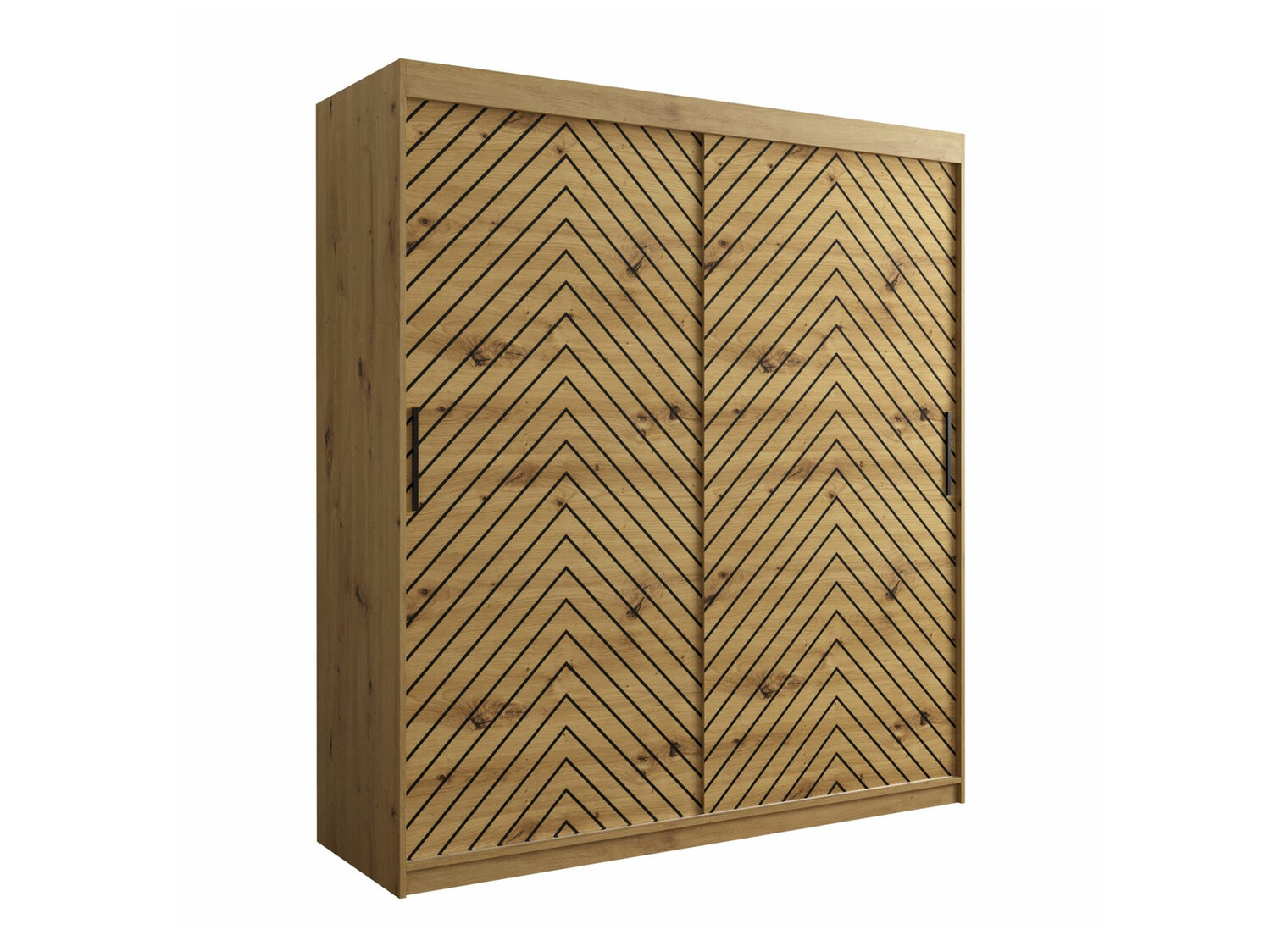 Ormar Hartford 312 (Artisan hrast + Crna)