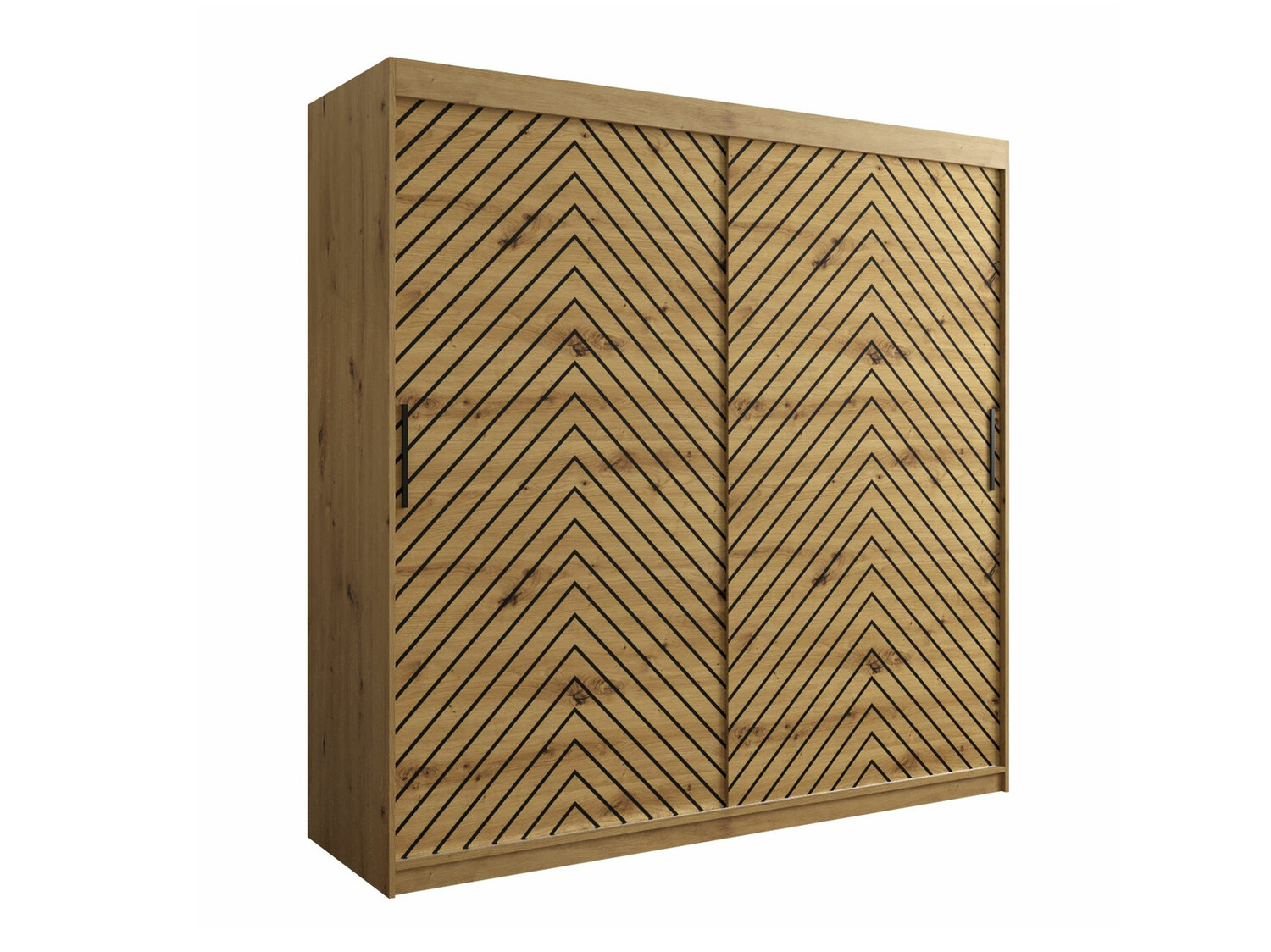 Ormar Hartford 314 (Artisan hrast + Crna)