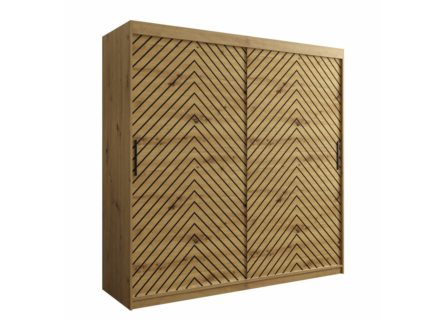 Ormar Hartford 314 (Artisan hrast + Crna)