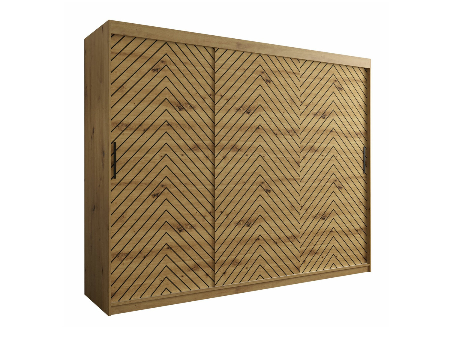 Ormar Hartford 316 (Artisan hrast + Crna)