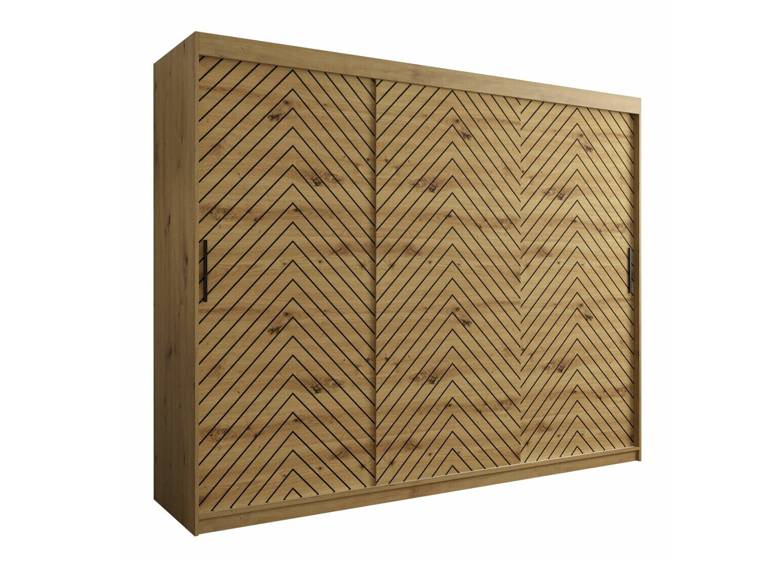 Ormar Hartford 316 (Artisan hrast + Crna)