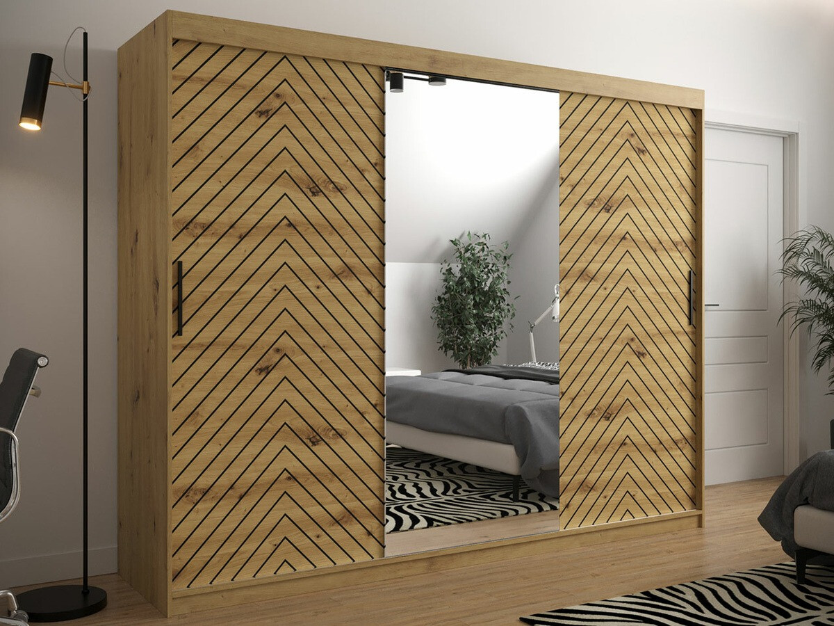 Ormar Hartford 317 (Artisan hrast + Crna)