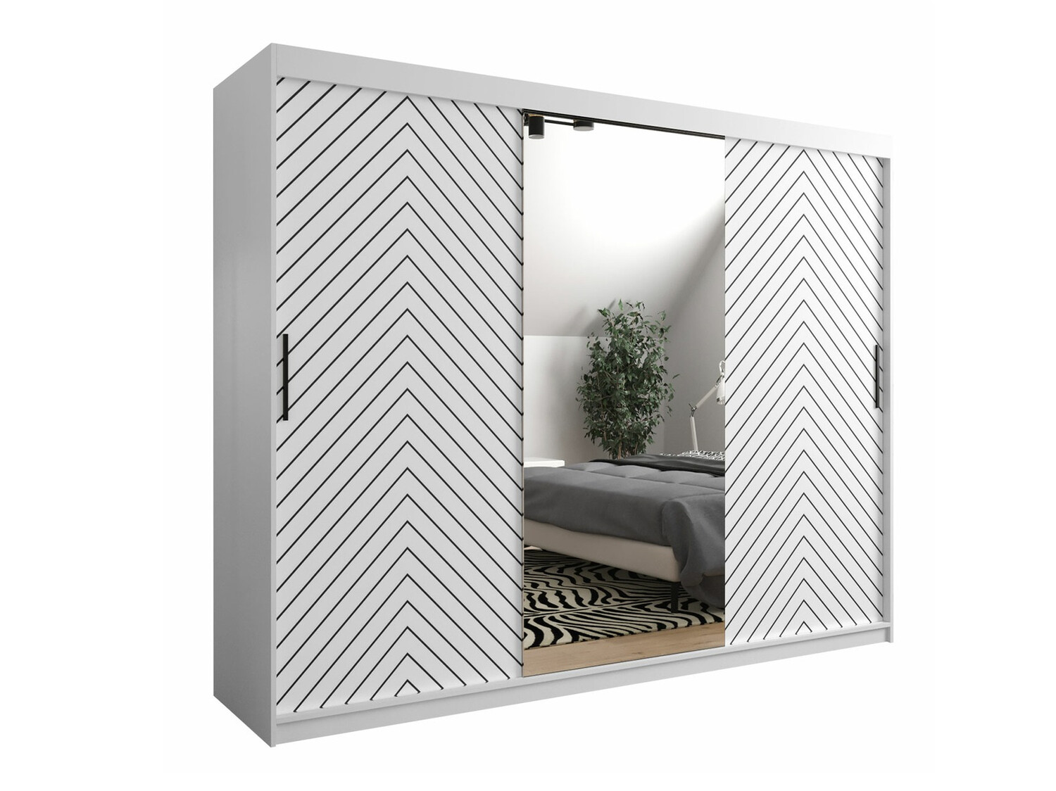 Ormar Hartford 317 (Bijela + Crna)