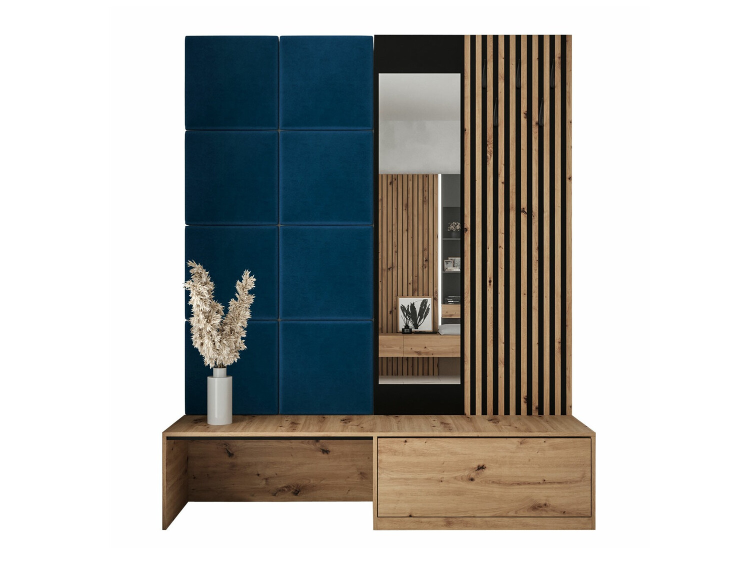 Set za hodnik Hartford 322 (Hrast Artisan + Manila 26)