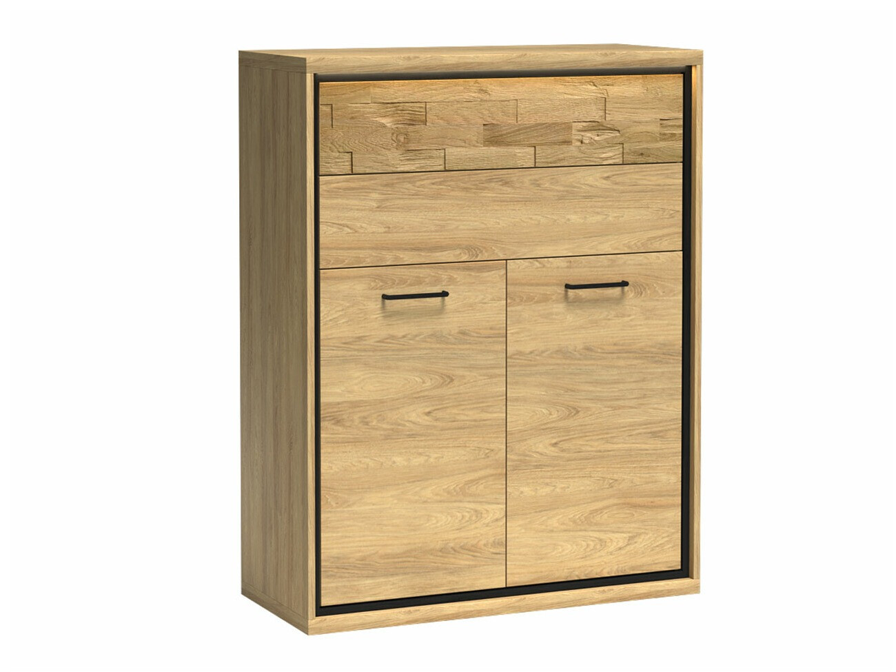 Komoda Etrmoni 103 (Svijetlo drvo + Hrast)