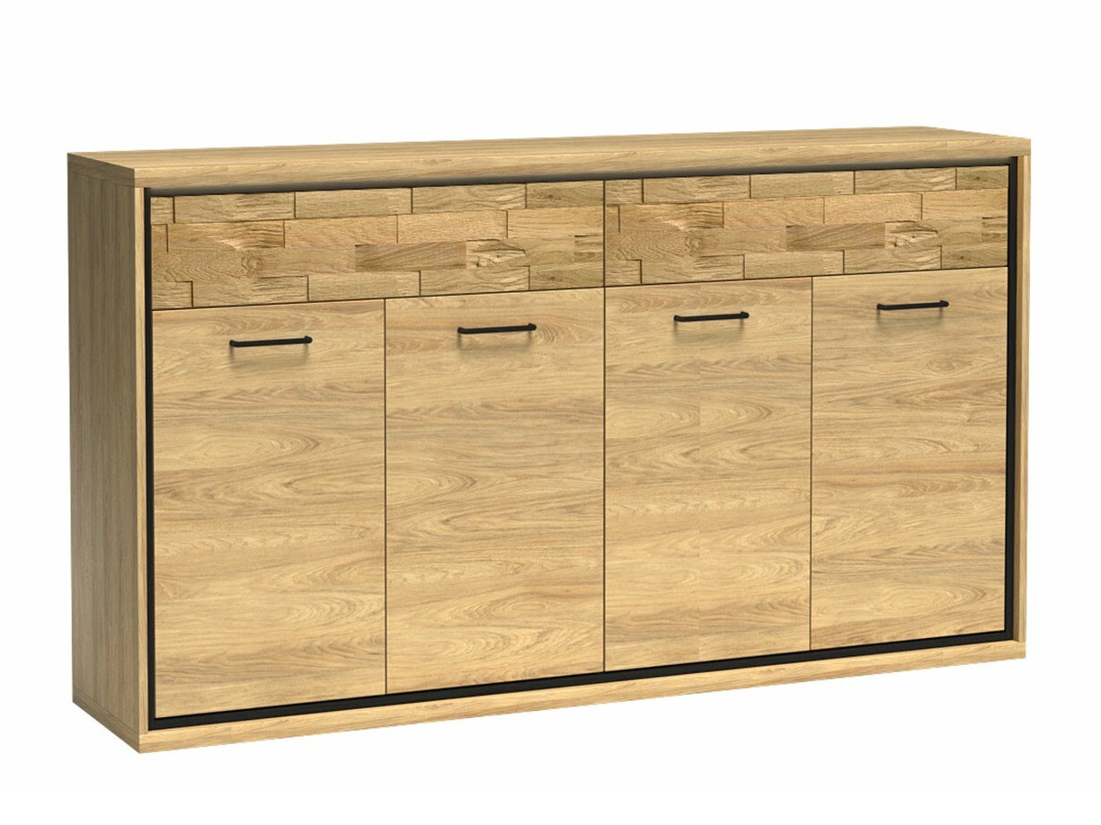 Komoda Etrmoni 105 (Svijetlo drvo + Hrast)