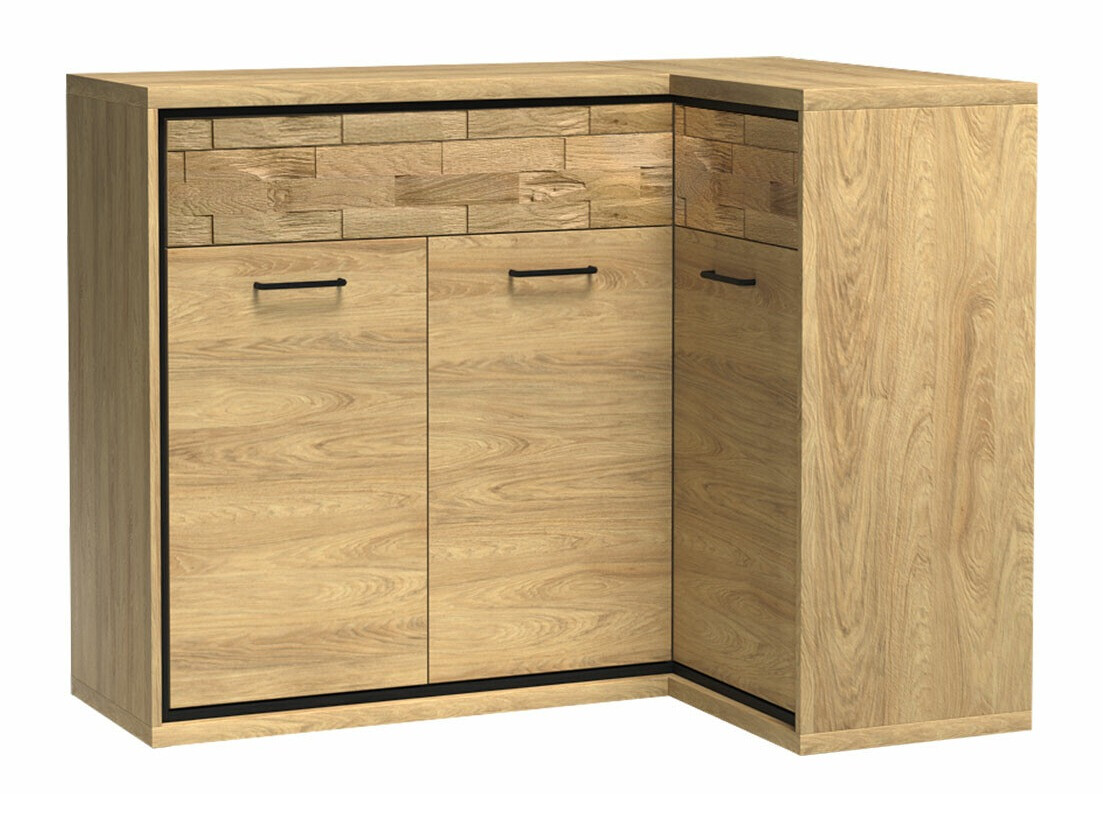 Kutna komoda Etrmoni 106 (Svijetlo drvo + Hrast)