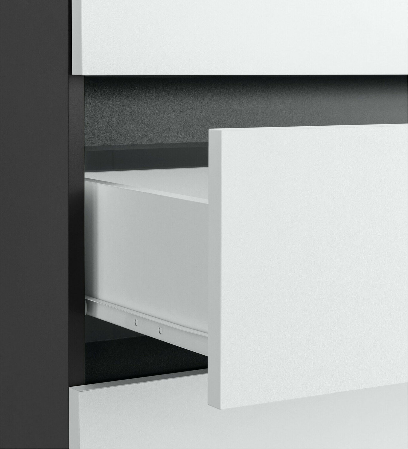 Samostojeći kupaonski ormarić Soncamu 101 (Bijela + Antracit)