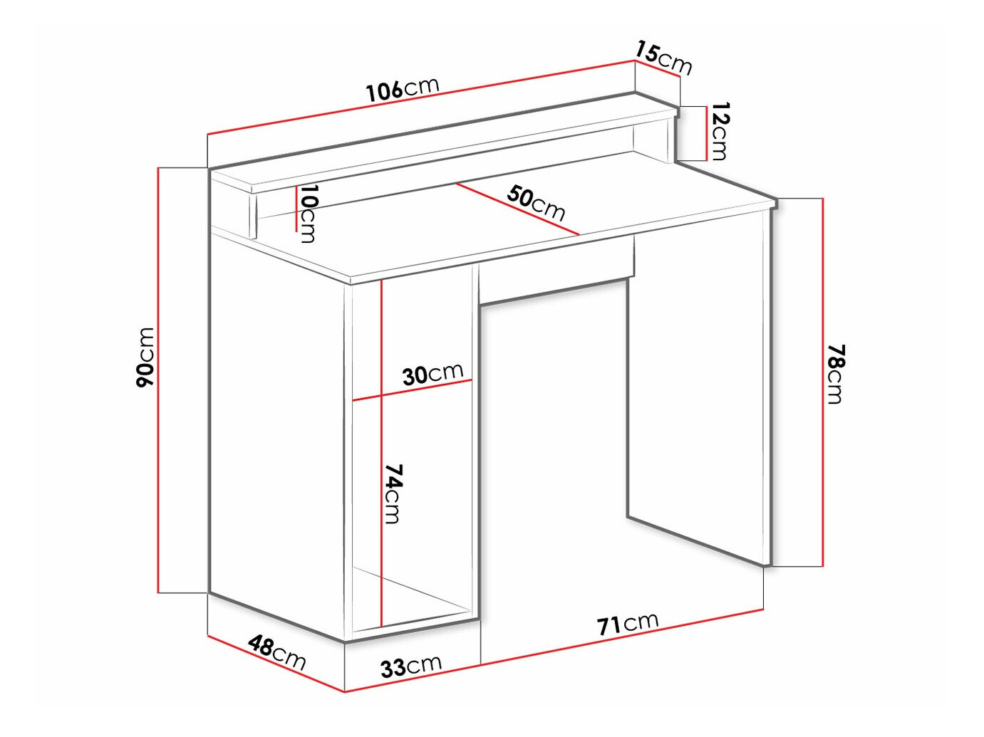 Gaming stol Lila I (Bijela)