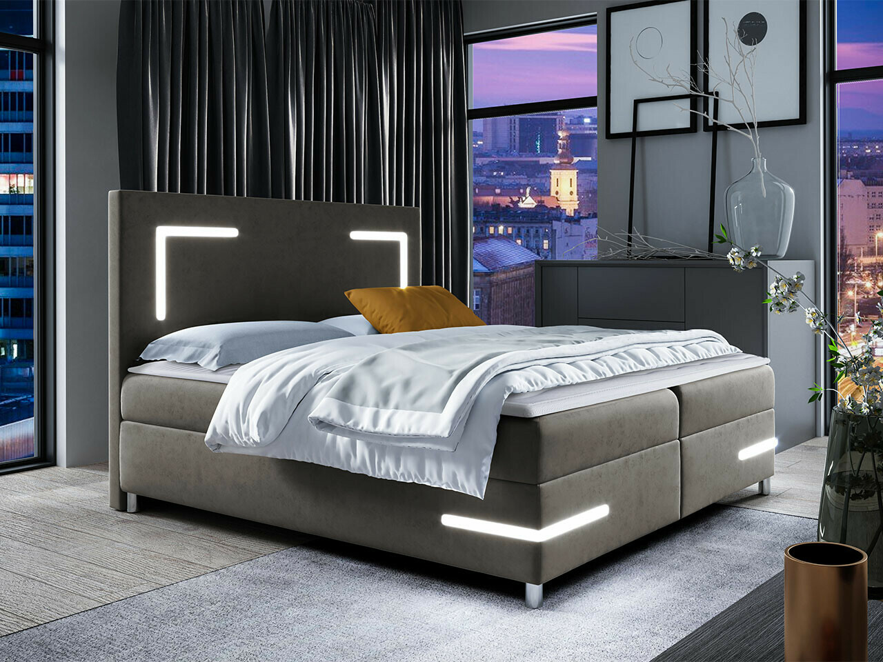 Boxspring krevet Vallis (Fresh 14)