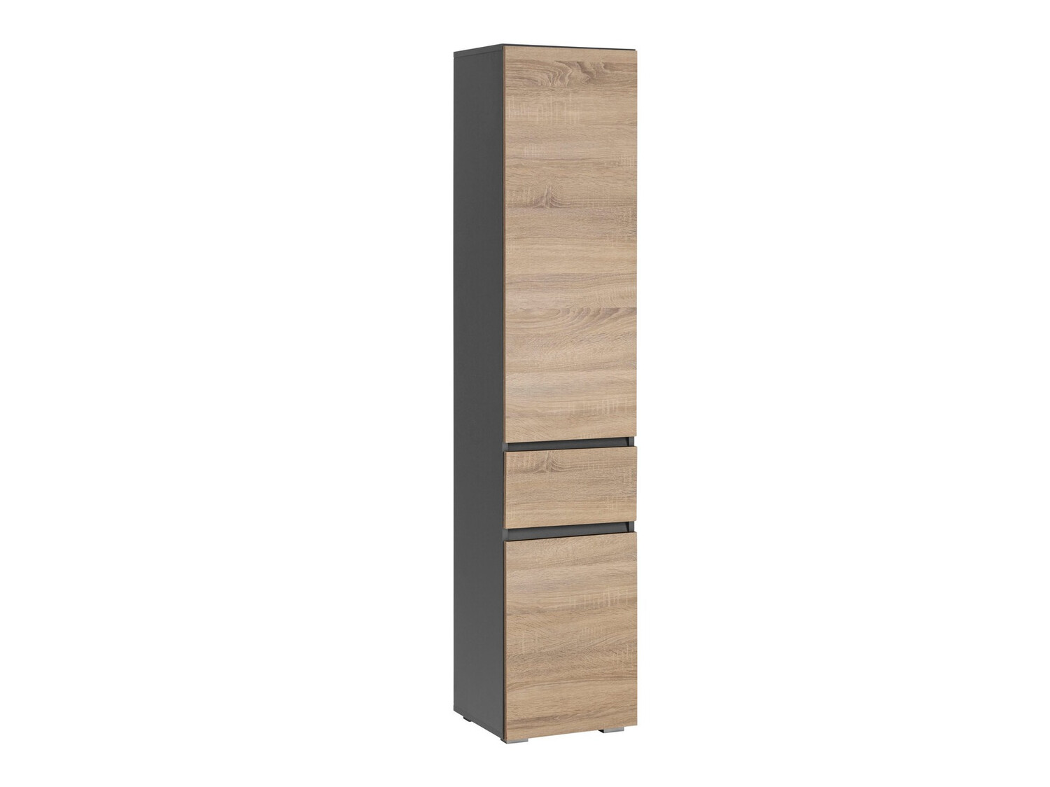 Samostojeći kupaonski ormarić Soncamu 106 (Antracit + Hrast)