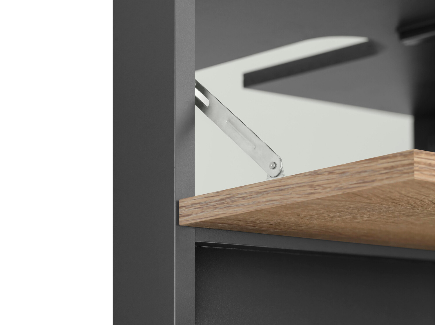 Samostojeći kupaonski ormarić za umivaonik Soncamu 110 (Antracit + Hrast)