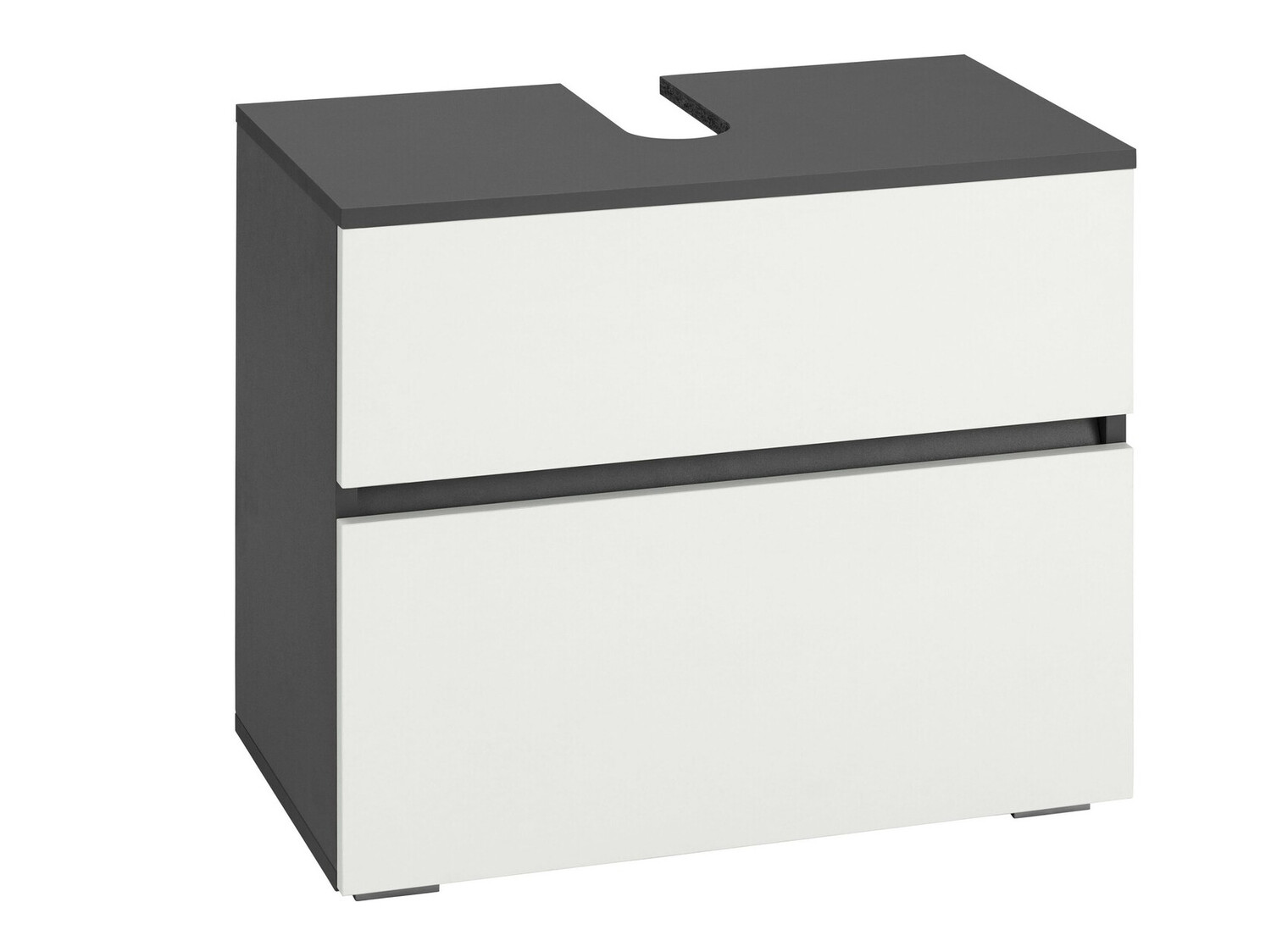 Samostojeći kupaonski ormarić za umivaonik Soncamu 110 (Bijela + Antracit)