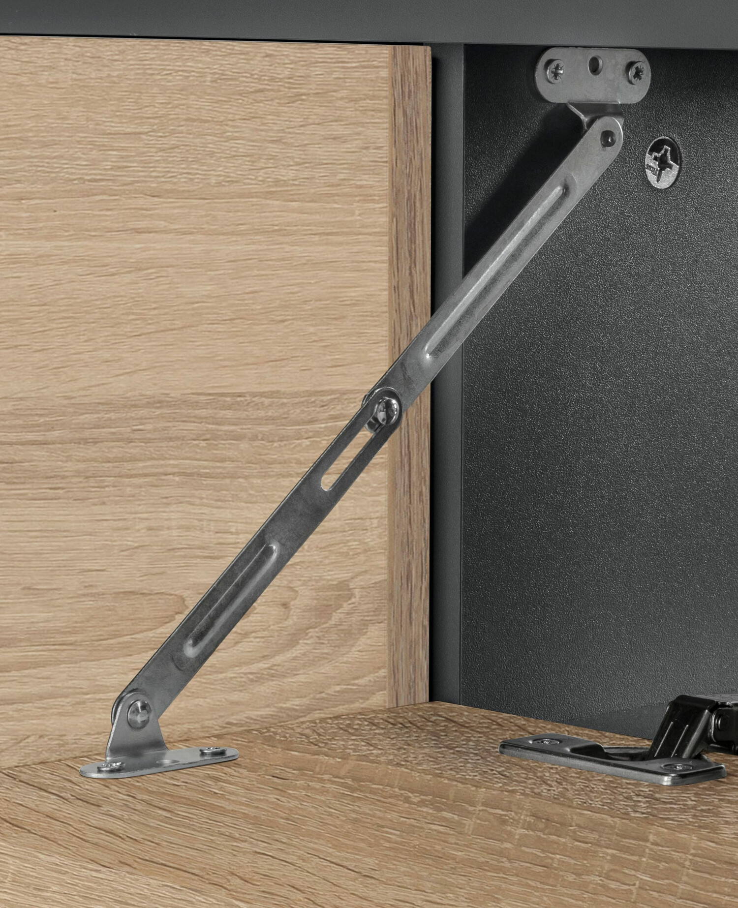 Zidni ormarić za umivaonik Soncamu 107 (Antracit + Hrast)