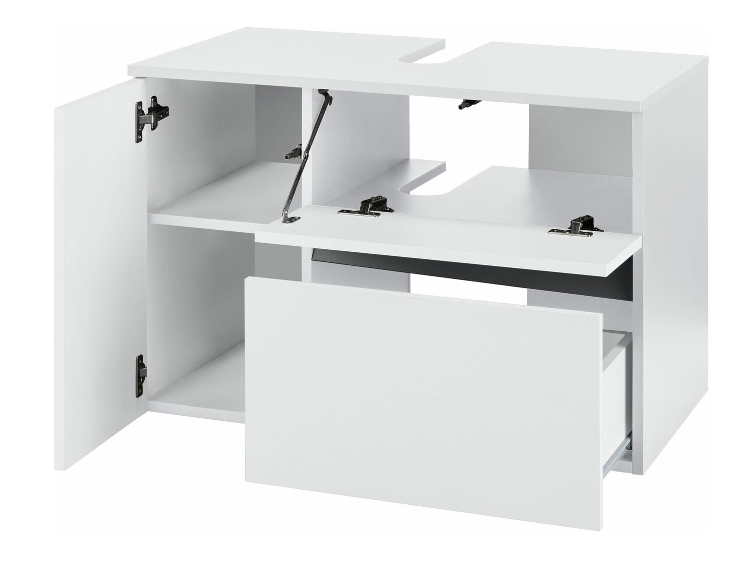 Zidni ormarić za umivaonik Soncamu 107 (Bijela)