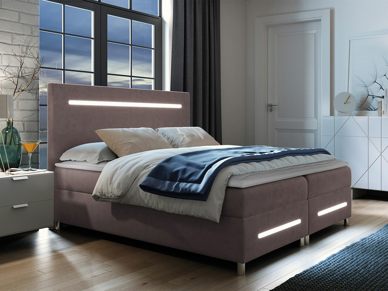 Boxspring krevet Baltimore 174 (Fresh 9)
