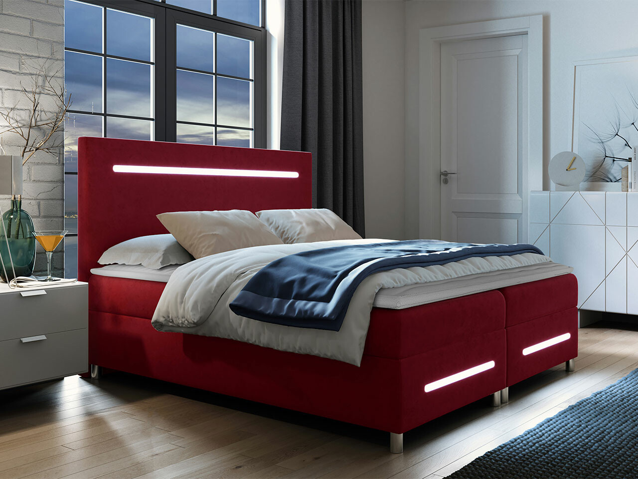 Boxspring krevet Pluvia (Fresh 8)