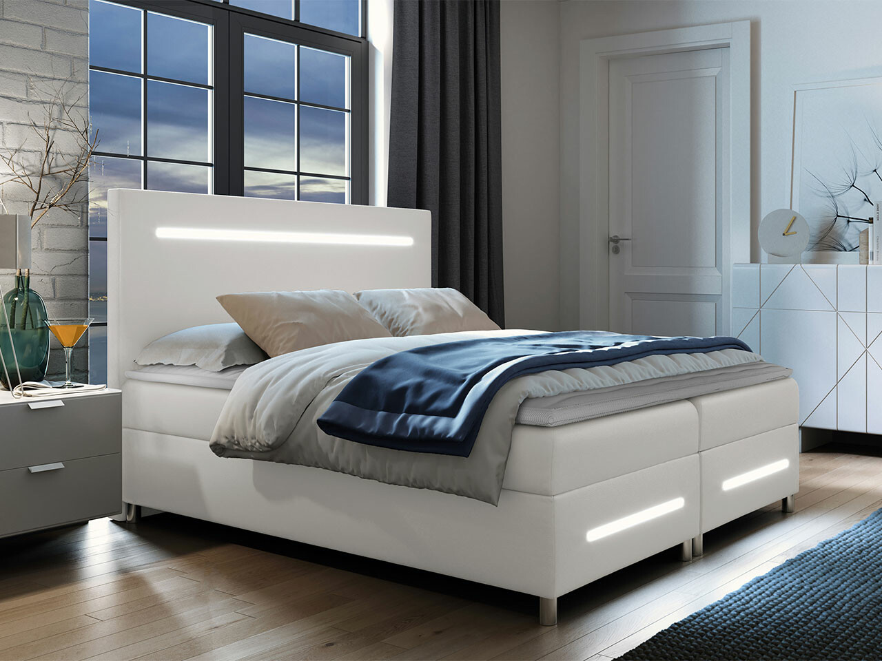 Boxspring krevet Pluvia (Soft 017)