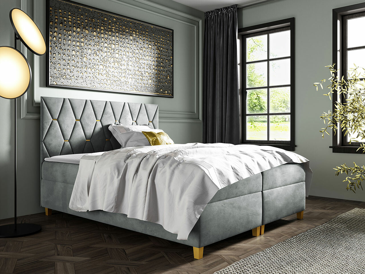 Boxspring krevet Nemus (Fresh 33)