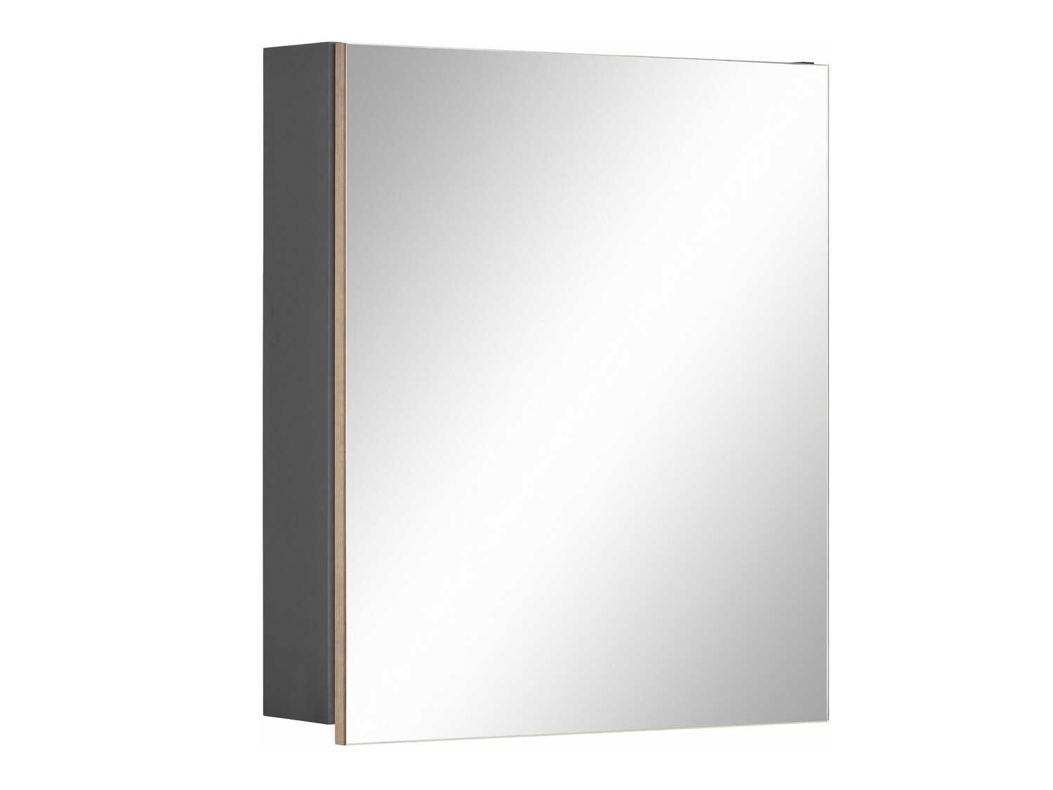 Kupaonski ormarić s ogledalom Soncamu 105 (Antracit + Hrast)