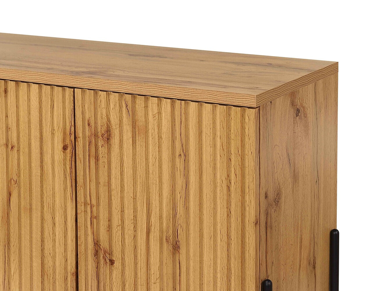 Ormarić Denton 977 (Crna + Hrast Wotan)