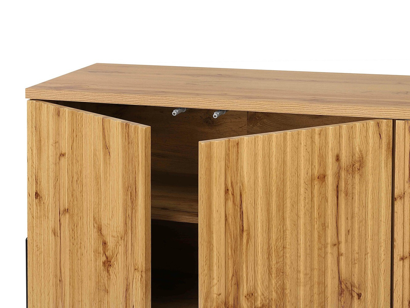 Ormarić Denton 977 (Crna + Hrast Wotan)