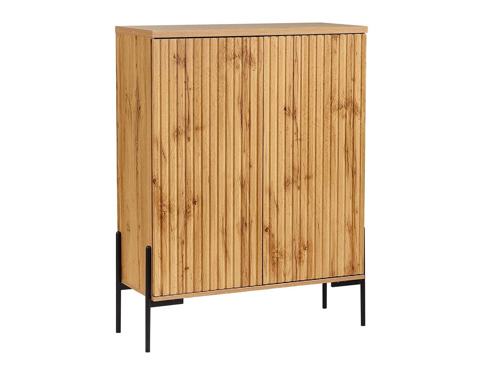 Ormarić Denton 1022 (Crna + Hrast Wotan)