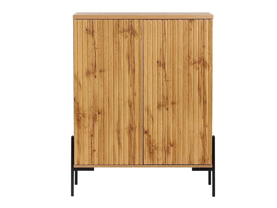 Ormarić Denton 1022 (Crna + Hrast Wotan)