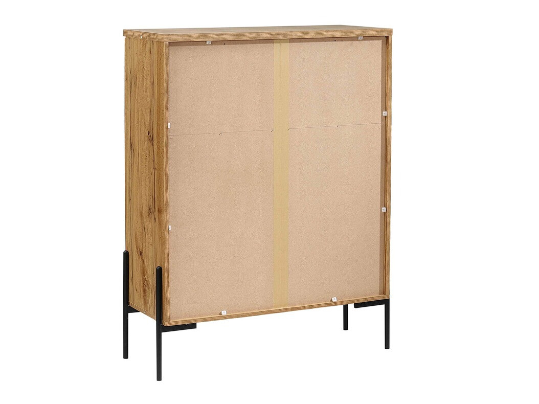 Ormarić Denton 1022 (Crna + Hrast Wotan)