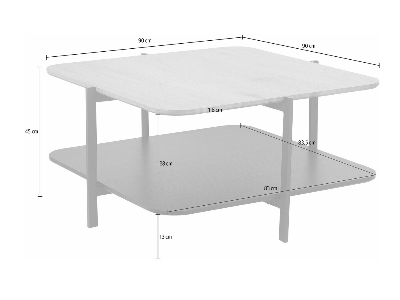 Stolić za kavu Denton 935