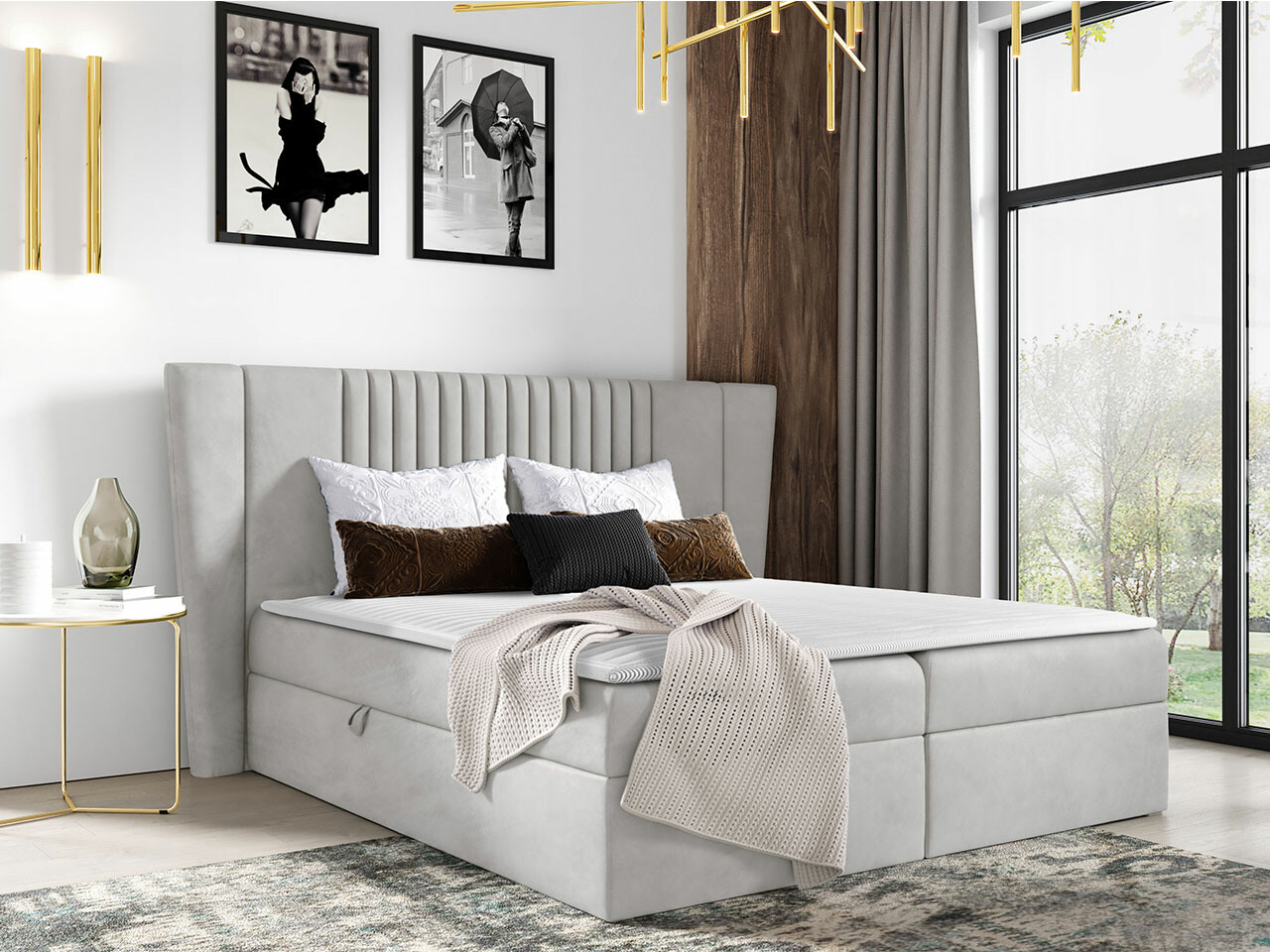 Boxspring krevet Fenestra (Magic Velvet 2239)