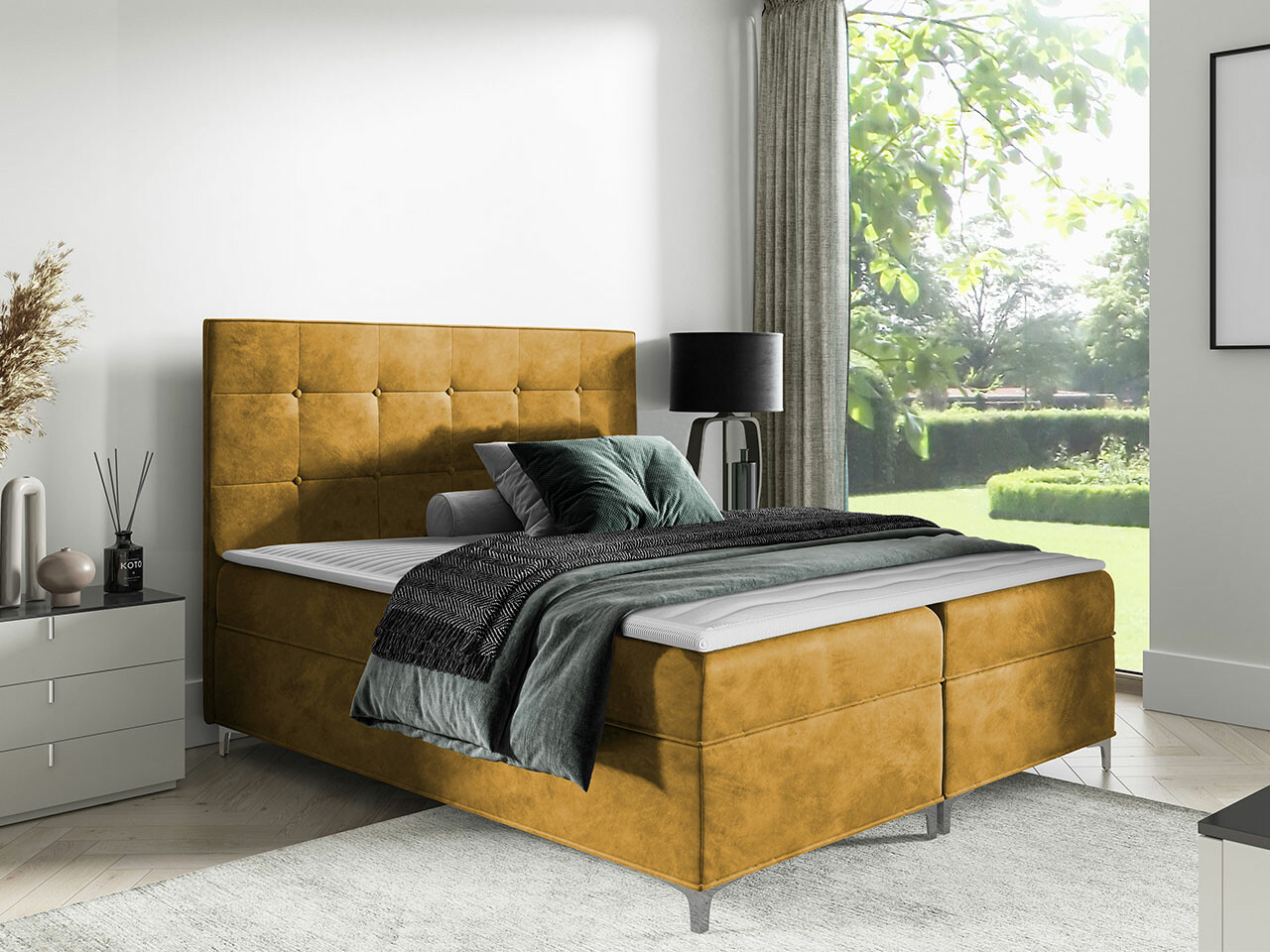 Boxspring krevet Porta (Fresh 37)