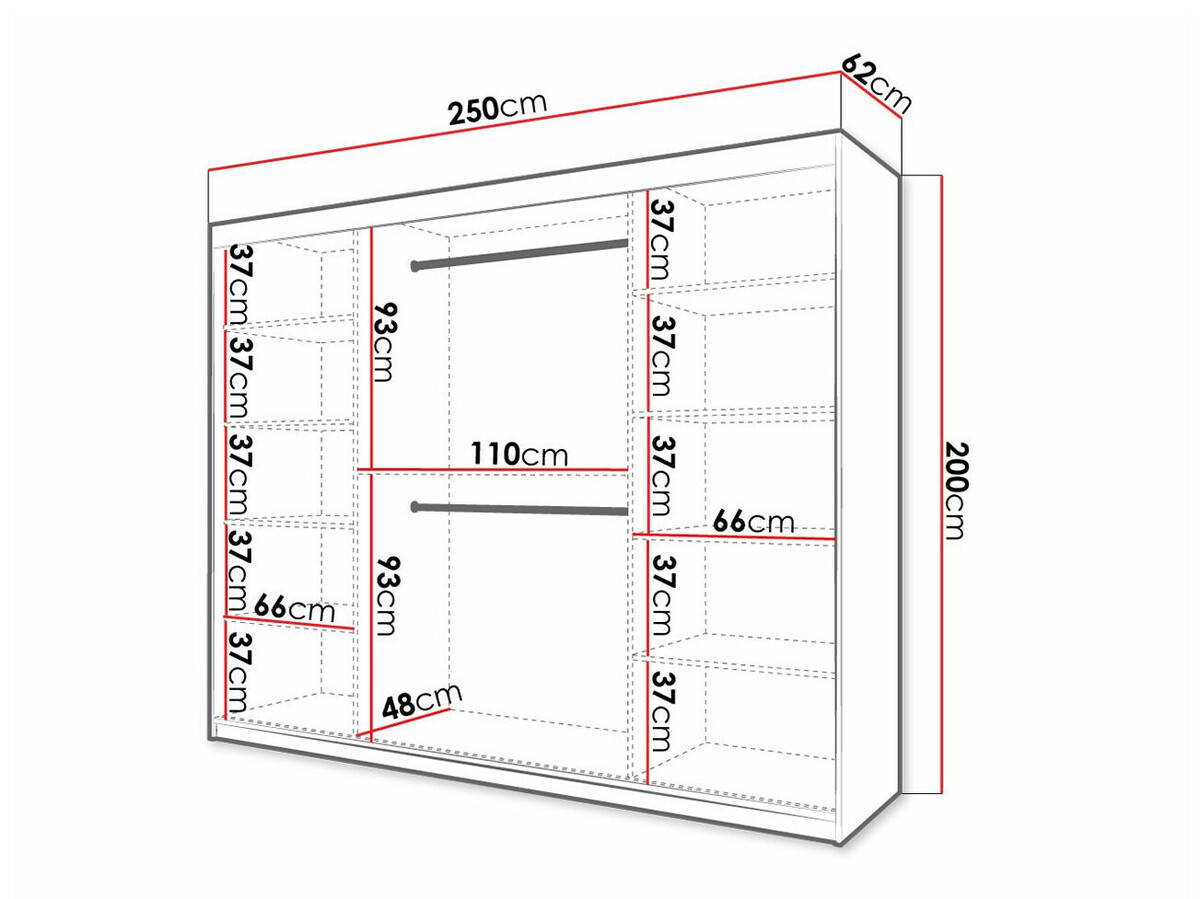 Ormar Ferfere 102 (Crna)