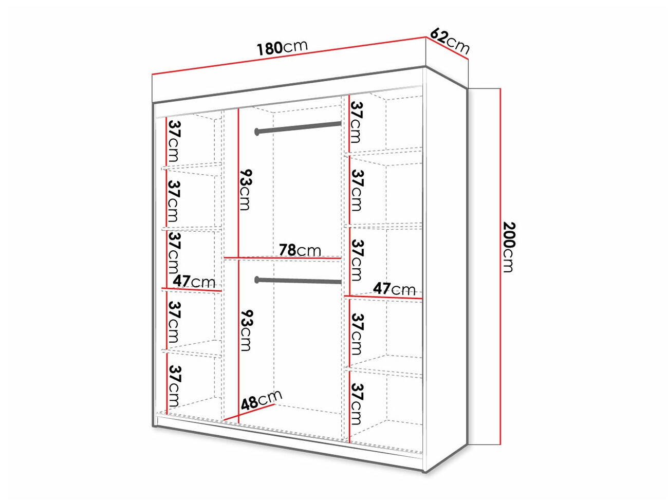 Ormar Ferfere 104 (Bijela)