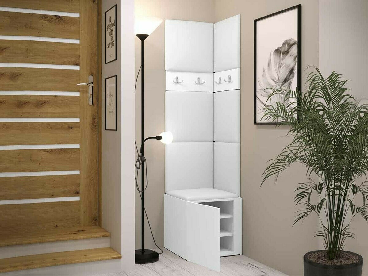 Set za hodnik Hartford 347 (Artisan hrast + Crna)