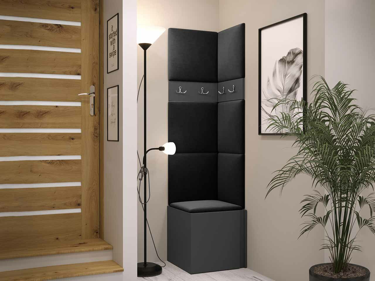 Set za hodnik Hartford 347 (Grafit)