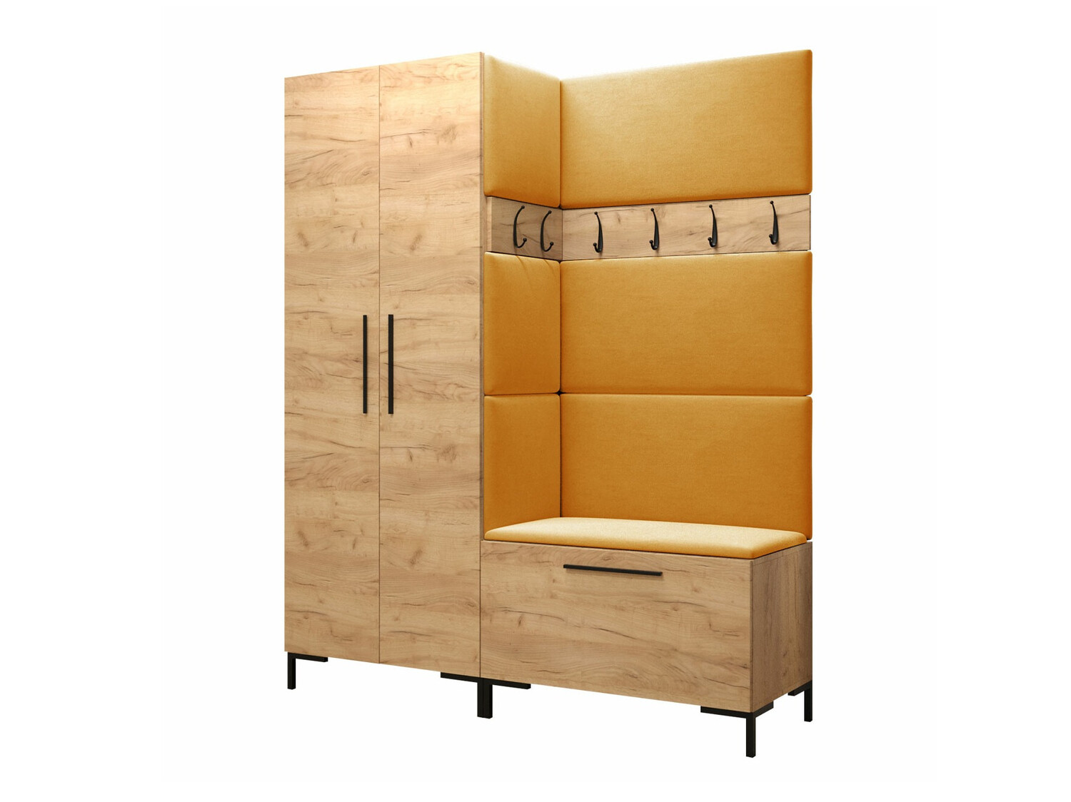 Set za hodnik Nomal I (Craft hrast)