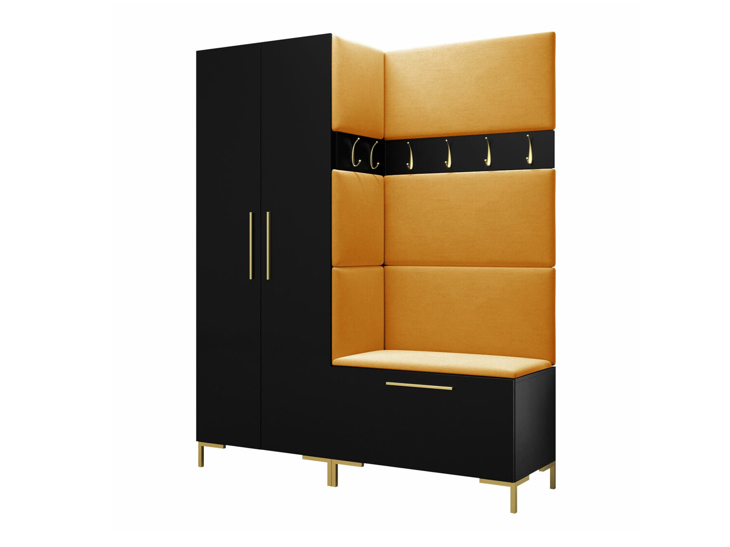 Set za hodnik Nomal I (Crna)