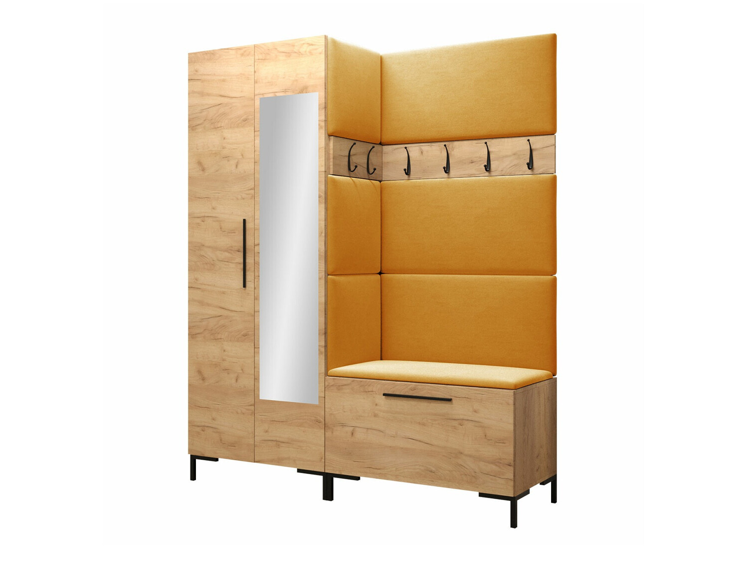 Set za hodnik Nomal IX (Craft hrast)