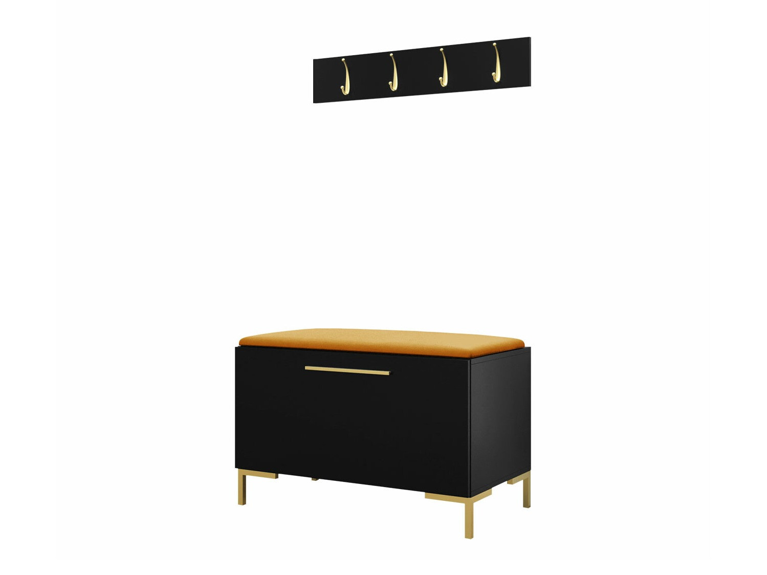 Set za hodnik Nomal VIII (Crna)