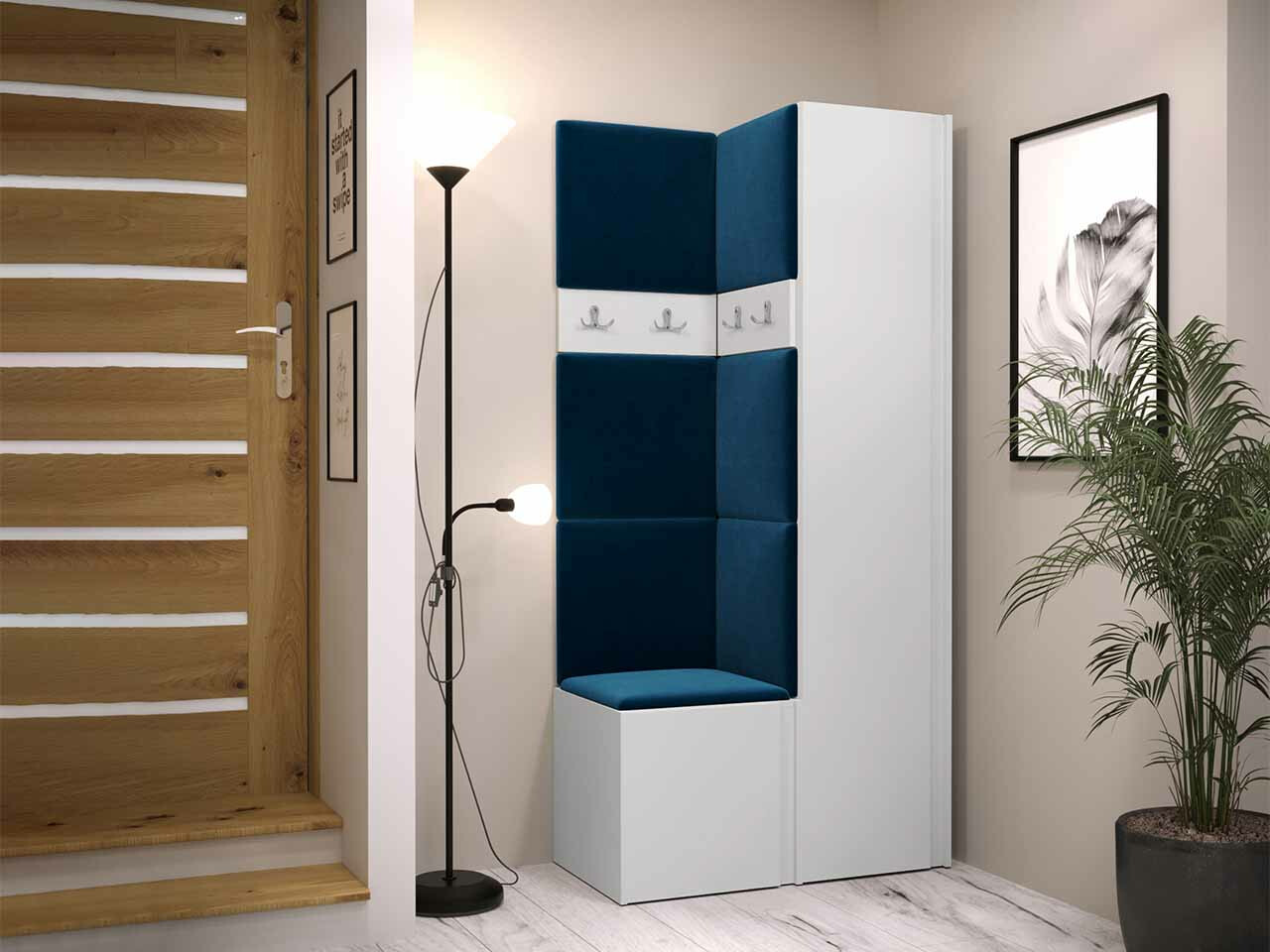 Set za hodnik Hartford 348 (Bijela)