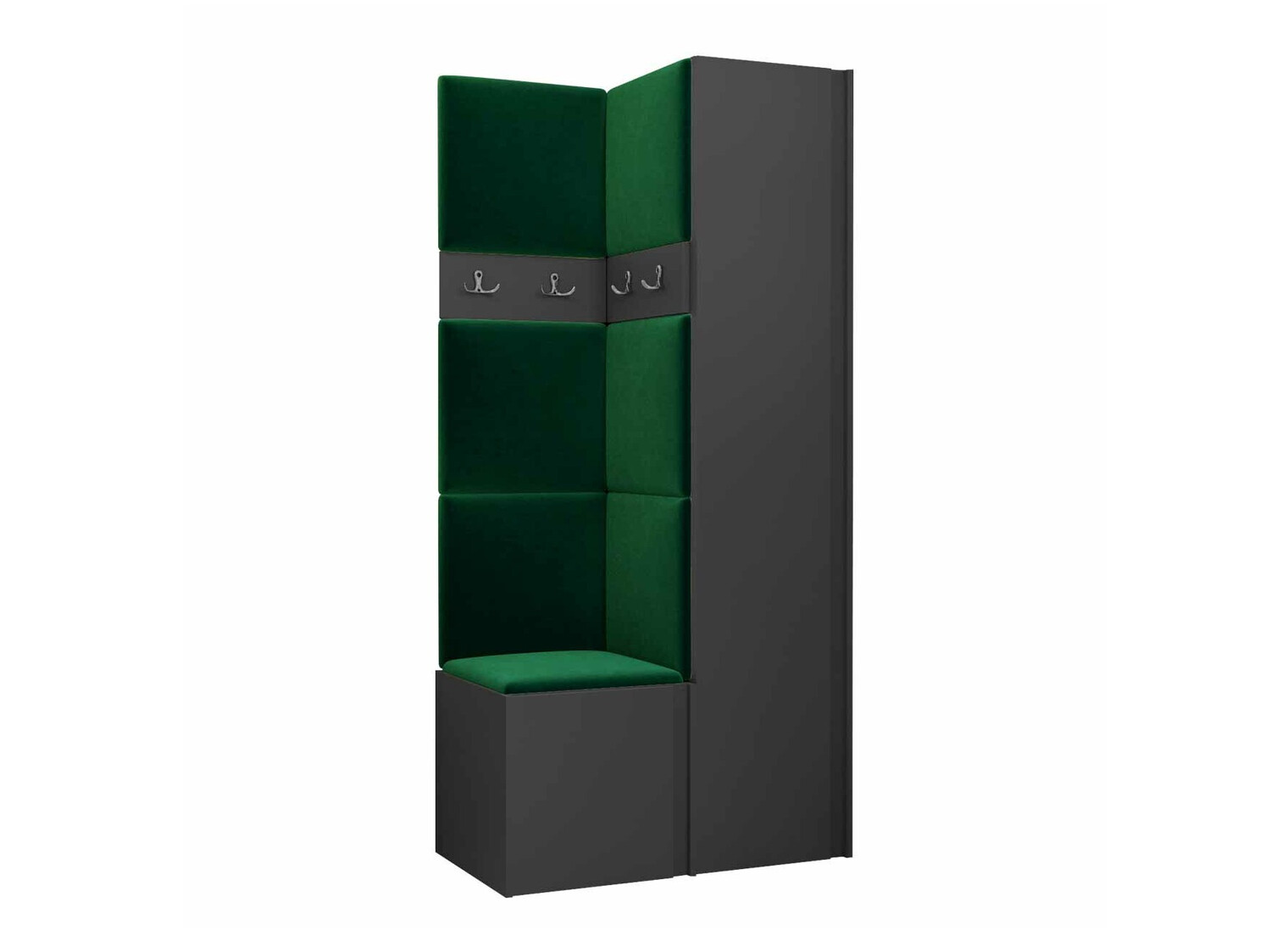 Set za hodnik Pinis XXIV (Grafit)